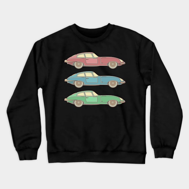 Vintage Sport Car Crewneck Sweatshirt by milhad